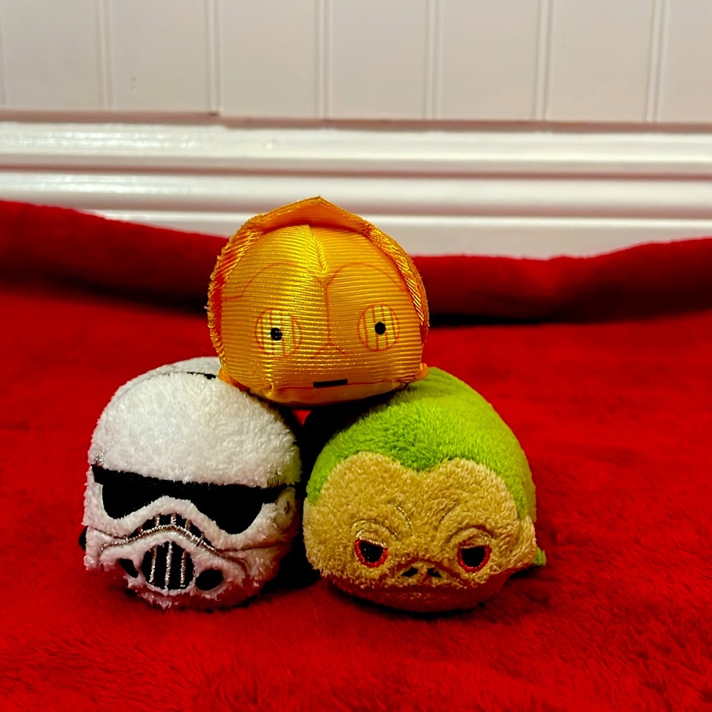 Disney Tsum Tsum lot of 3 Star Wars themed